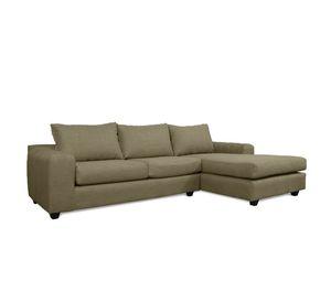 Seccional Kandra Chenille Tipo Lino Beige
