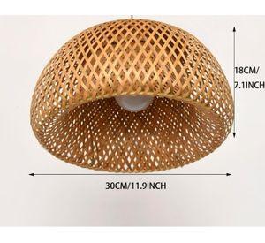 Lampara Colgante Techo Ratan Modelo OLIVA