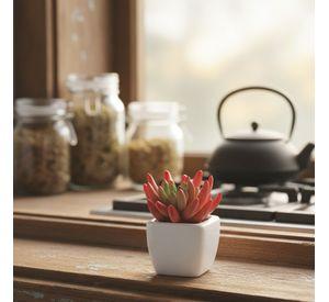 Set 2 Planta Artificial Decorativa Mini Suculenta Adorno Jhn