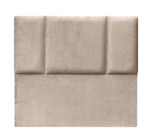 Respaldo de Cama Block Felpa Beige - King