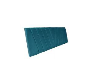 Respaldo Elegante King Capitone En V 180x60 CM Turquesa Felpa