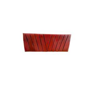 Respaldo Elegante Super King Capitone 200x60 CM Rojo Felpa