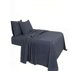 SET DE SABANA 200 HILOS KING COLOR GRIS