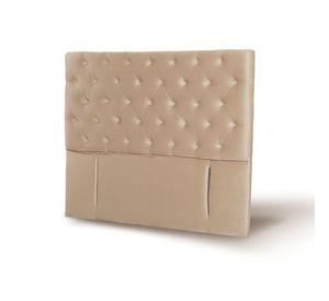 RESPALDO FLORENCIA TELA BEIGE KING
