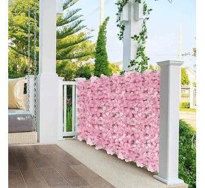 Flor artificial panel pared mural 3m