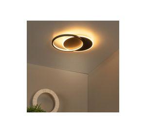 LAMPARA DE TECHO AXELLE NEGRO Ø29,5cm LED 26W
