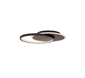 LAMPARA DE TECHO AXELLE NEGRO Ø29,5cm LED 26W