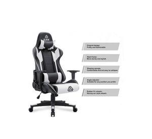 Silla Gamer de Oficina Profesional Ulrik Blanca