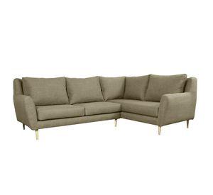 Seccional Lenora Felpa Beige