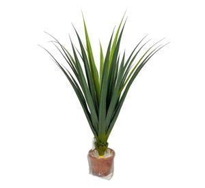 CACTUS DECORATIVO COREL AGAVE YUCA VERDE 80CM