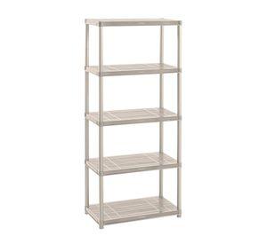 Estante Repisa Rack plastico 5 Niveles 71x38x170cm Rimax