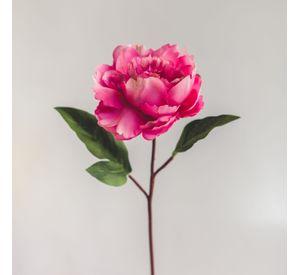 Peonia Fucsia Flor Artificial by Le Bouquet 66 cm