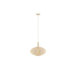 LAMPARA COLGANTE CORINA BEIGE Ø50-1xE27