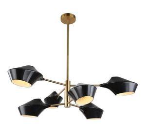 Lampara De Techo Metal Dorada 6 Luces Incluye Ampolletas