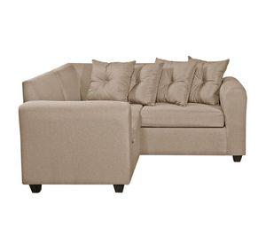Seccional Esquinero Recife Tela Beige 160x160x78