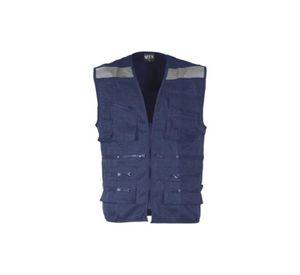 Chaleco Geologo Gabardina Con Cinta Reflectante