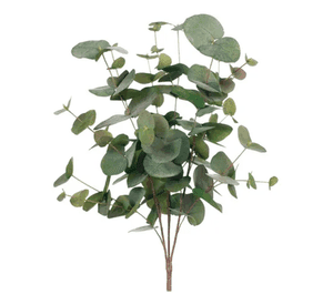 Flor eucalipto artificial vara frondosa
