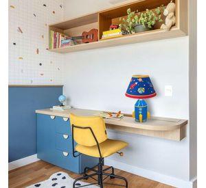 LÁMPARA INFANTIL COHETE AZUL E27 1X40W