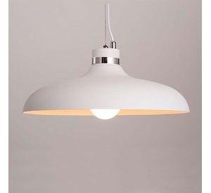 Cúpula Blanco con Detalle Plateado