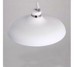 Cúpula Blanco con Detalle Plateado