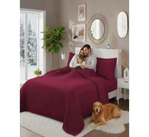 Juego de Sábanas Polar Premium 2 Plazas Térmicas Extra Suaves 10
