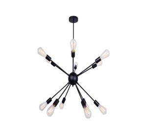Lampara Negra Metalica Vintage Industrial Moderna
