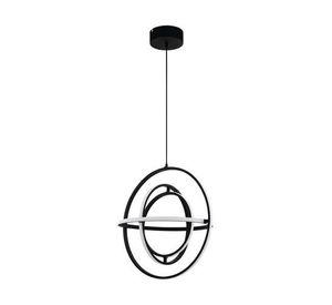 Lámpara Colgante Retornio Acero Negro Led inclusive 44w IP20 Cod.39893
