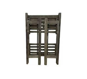Estante Organizador Madera Librero 2 Niveles 46x31x15 CM Caoba