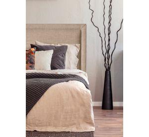 Respaldo de Cama Flat Frame Vivo Lino Beige - 1 Plaza