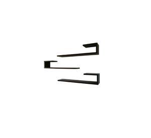 Juego Repisas Flotantes Madera Geo Café 95x45x15 CM