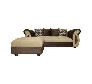Seccional New Dominga Beige 3 Cuerpos