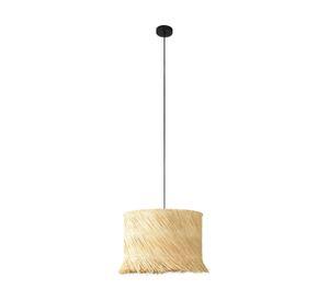 Lámpara Colgante Paisano Acero negro Café E27 1X40W IP20 cod.390238