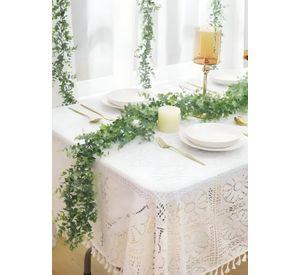 Set de 2 Plantas Artificiales Guirnaldas Eucalipto Hoja Jhn