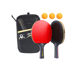 Set Paletas Ping Pong Tenis Mesa Boli 6 Estrellas +3 Pelotas