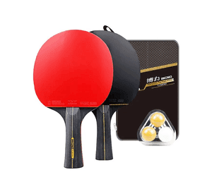Set Paletas Ping Pong Tenis Mesa Boli 6 Estrellas +3 Pelotas