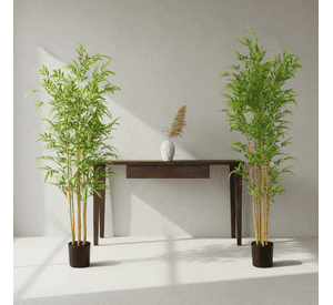 Planta Bambu Artificial Decorativa Grande Macetero 1,20cm