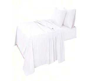 SET DE SABANA 200 HILOS KING COLOR BLANCO
