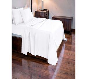 SET DE SABANA 200 HILOS KING COLOR BLANCO