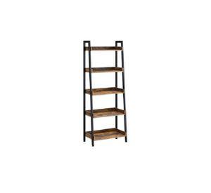 Estante Repisa de 5 Niveles Marrón Rústico 152x51x35cm Rohe