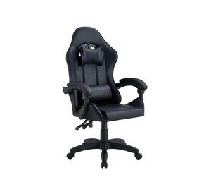 Silla Gamer Tokio Ergonómica Negro Reclinable Con Cojines