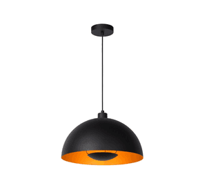 Lámpara Colgante Siemon Negro 1xE27