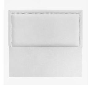 Respaldo de Cama Flat Frame Tachas Lino Crema - Super King