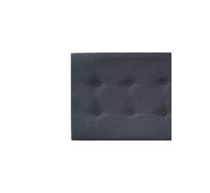 Respaldo Elegante 1 Plaza Capitone 105x60 CM Gris Oscuro Lino