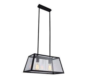 Lámpara Colgante Vanko 2 Luces Negro