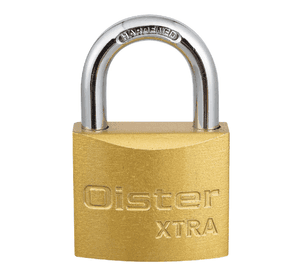 Candado oister xtra 30mm fierro bronceado color amarillo