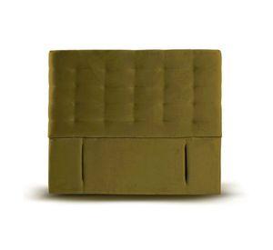 RESPALDO NAPOLES TELA VERDE KING