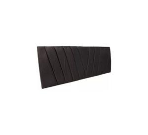 Respaldo Elegante Super King Capitone 200x60 CM Gris Oscuro Lino
