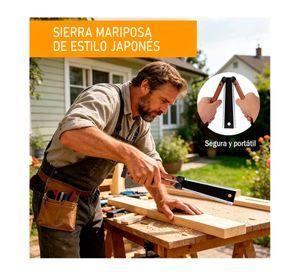 Serrucho Sierra Japones Plegable Doble Filo Tipo Mariposa