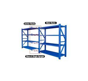 Estante Rack Metálico 400kg 150x50x200cm Azul