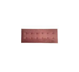 Respaldo Elegante King Capitone 180x60 CM Palo Rosa Felpa Botones